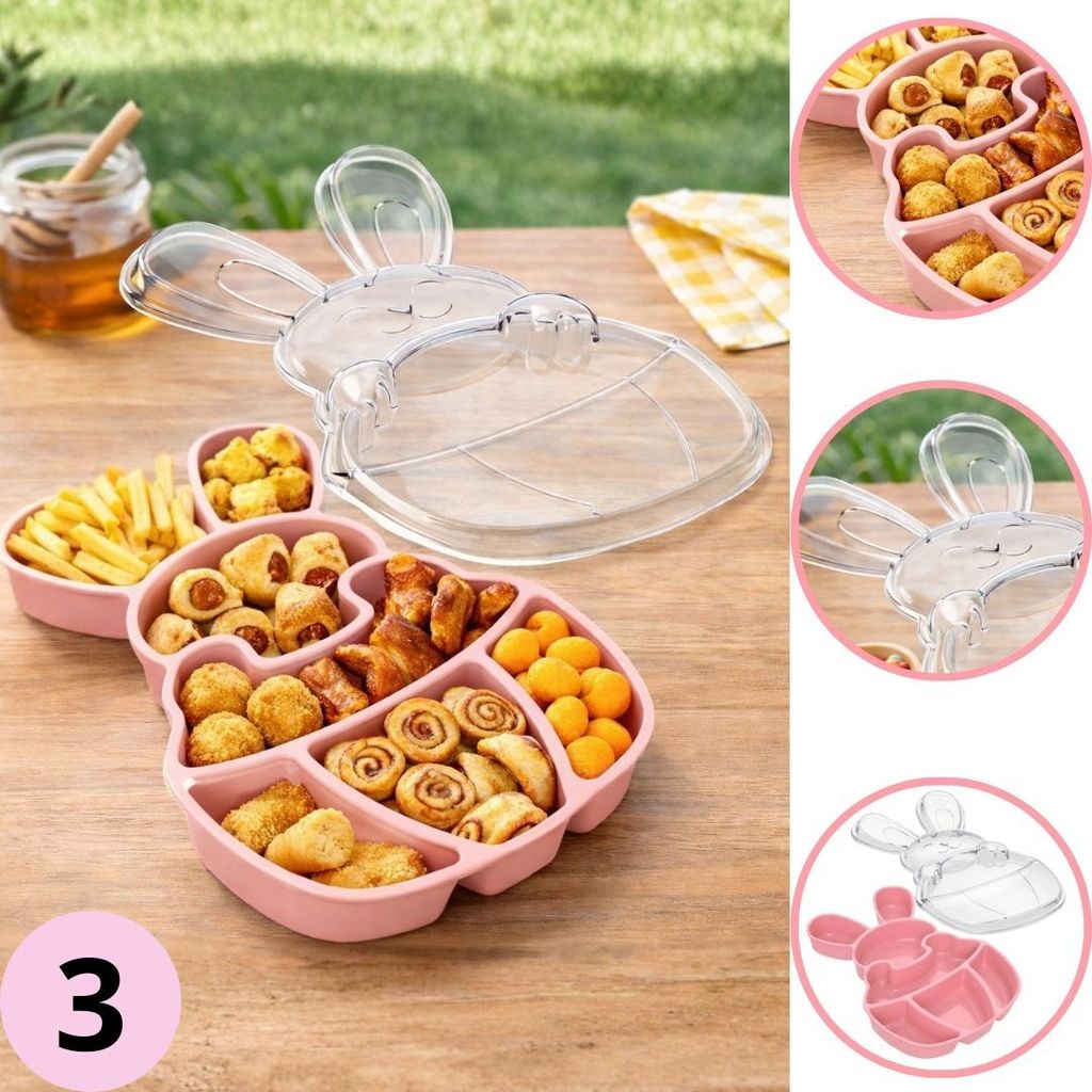 3 FONDUE CAKE BOX PETISQUEIRA COELHO PÁSCOA  ROSA  (BLUE STAR) em Oferta na Shopee