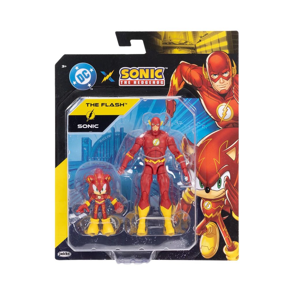 2 Bonecos Articulados Do Sonic e Flash - Sonic Warner em Oferta na Shopee