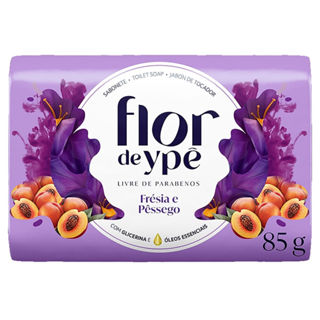 Sabonete Flor Ypê Frésia e Péssego 85g em Oferta na Shopee