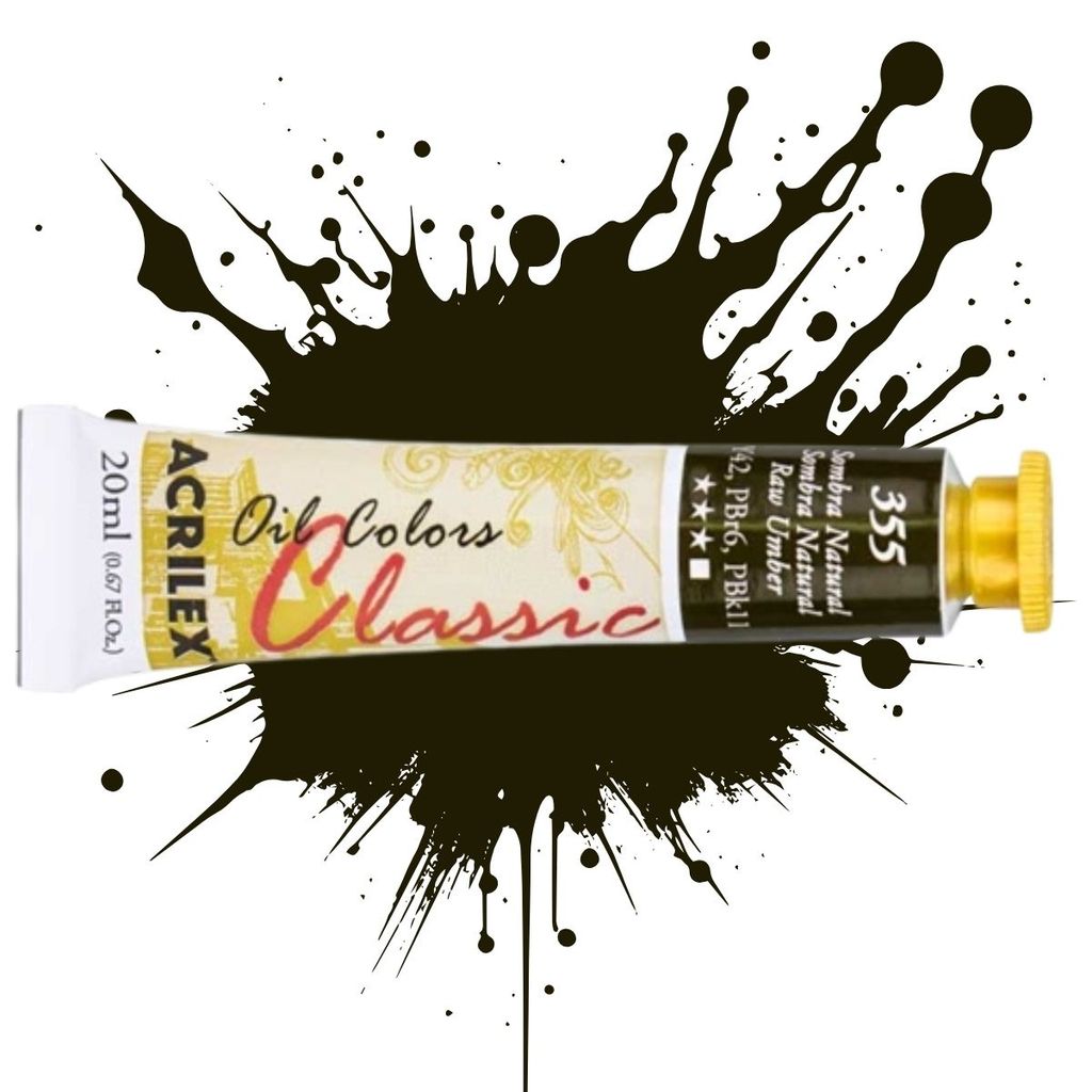 Tinta Oil Colors 20ml 355 - Sombra Natural