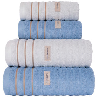 Kit 4 Peças Toalhas Banho Gigante e Rosto | Banhão Turim | Grossa Macia 600g em Oferta na Shopee