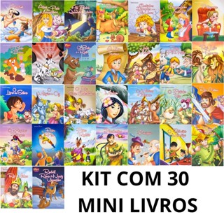 KIT com 30 Mini Clássicos com Temas Variados | Sortidos | TODOLIVRO em Oferta na Shopee