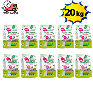 Areia Para Gato de Mandioca Wisecat 10 ou 20kg Biodegradável Areia de Gato em Oferta na Shopee