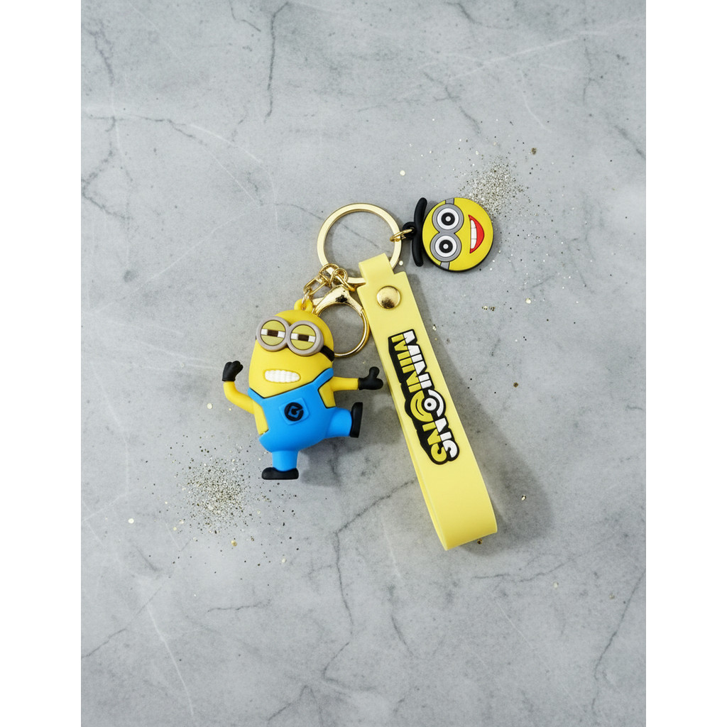 Bob Minion 3d Chaveiro Plástico Resistente