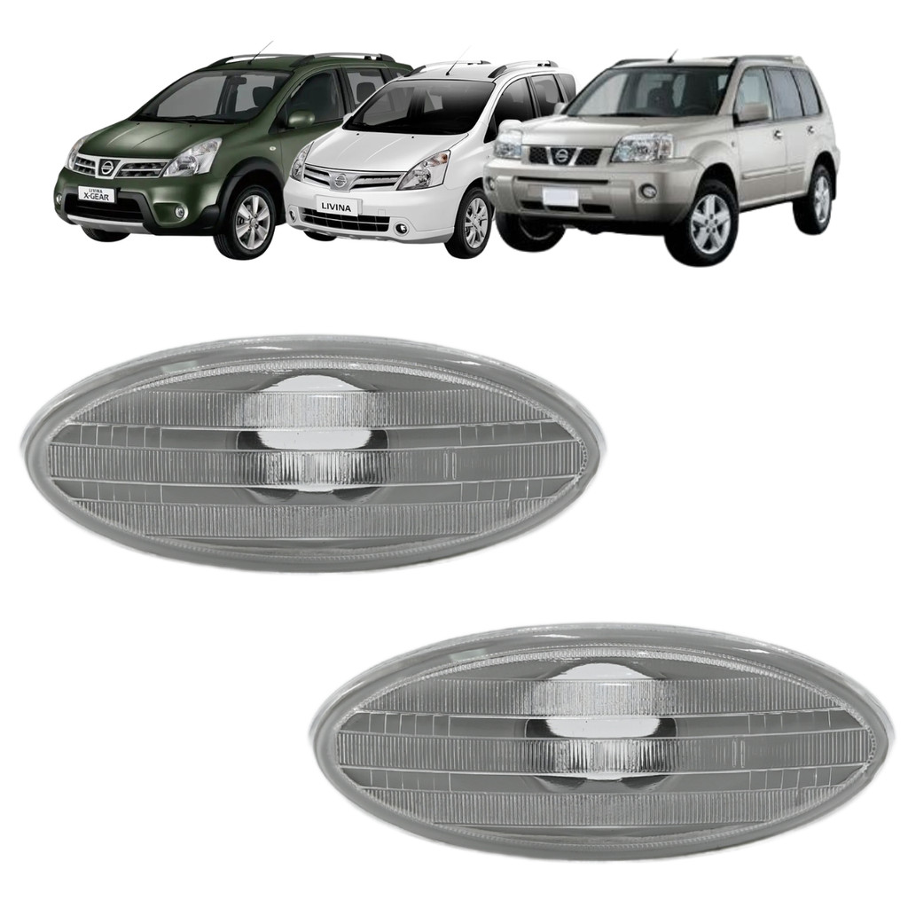 Kit 2 Lanternas Lateral Nissan Livina Nissan Gran Livina Nissan Xtrail 2009 A 2014