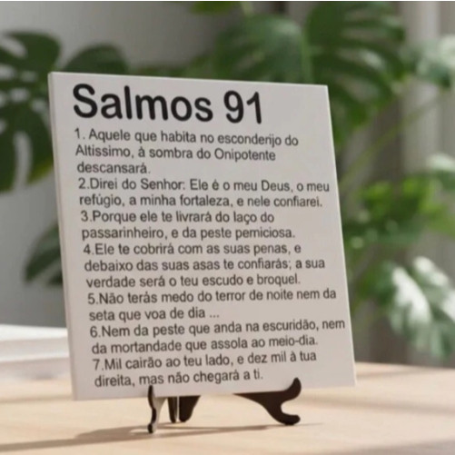 Decoração cristã decoração cristã para casa decoração cristã para quarto efeite cristã oração salmos 91