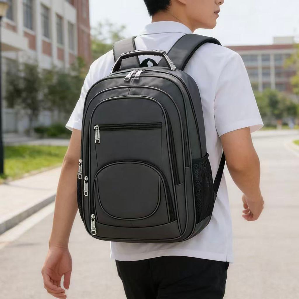 Mochila Unissex Simples E Leve Com Grande Capacidade Múltiplos Compartimentos E Para Escola Trabalho Viagem H002 AMY