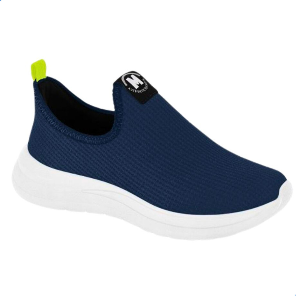 Tênis Molekinho Masculino Infantil Slip On Knit Macio