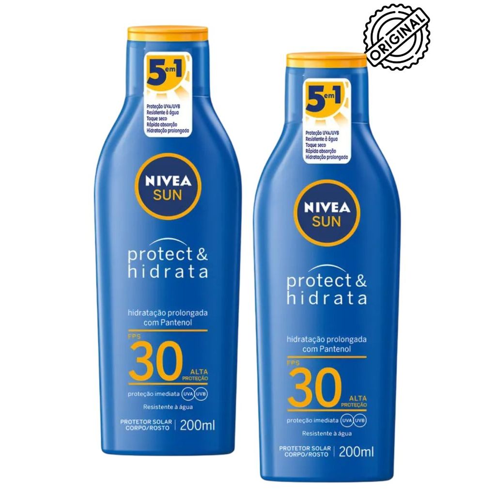 NIVEA SUN Protetor Solar Protect Fps30 200ml Nivea 2 Unidade