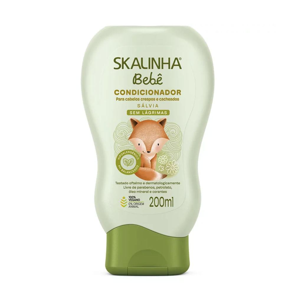 Condicionador Skalinha Bebê Sálvia 200ml em Oferta na Shopee