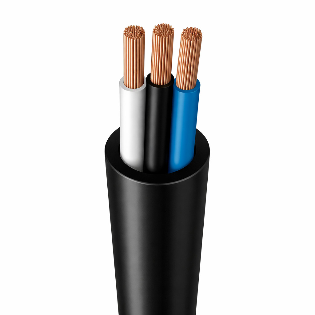 20 METROS CABO PP FLEX 3 X 4 MM COBRECOM