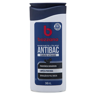 Sabonete Líquido Antibacteriano Bozzano Carvão Ativado 240ml em Oferta na Shopee