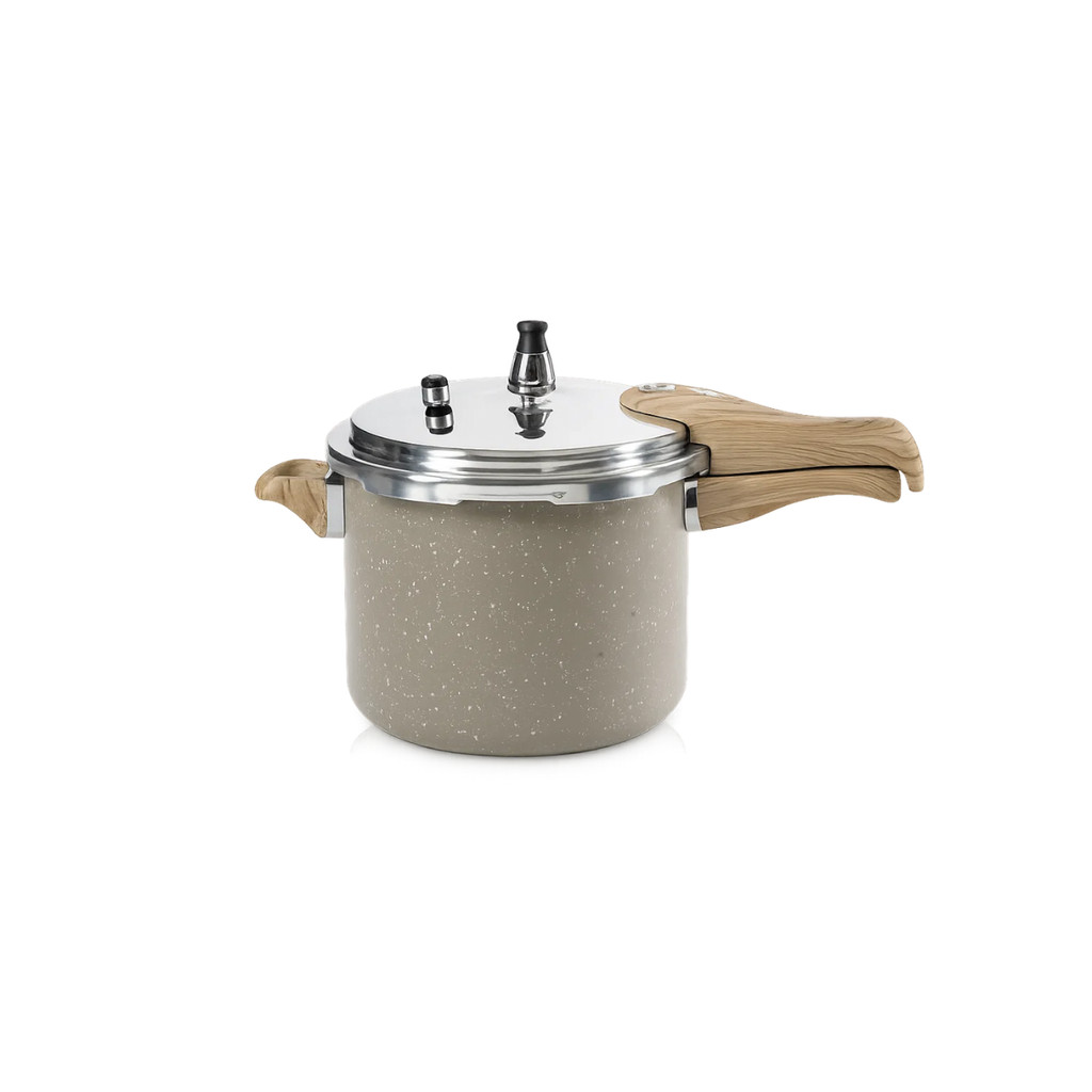Panela de pressão 4,5l cinza dust oster em Oferta na Shopee