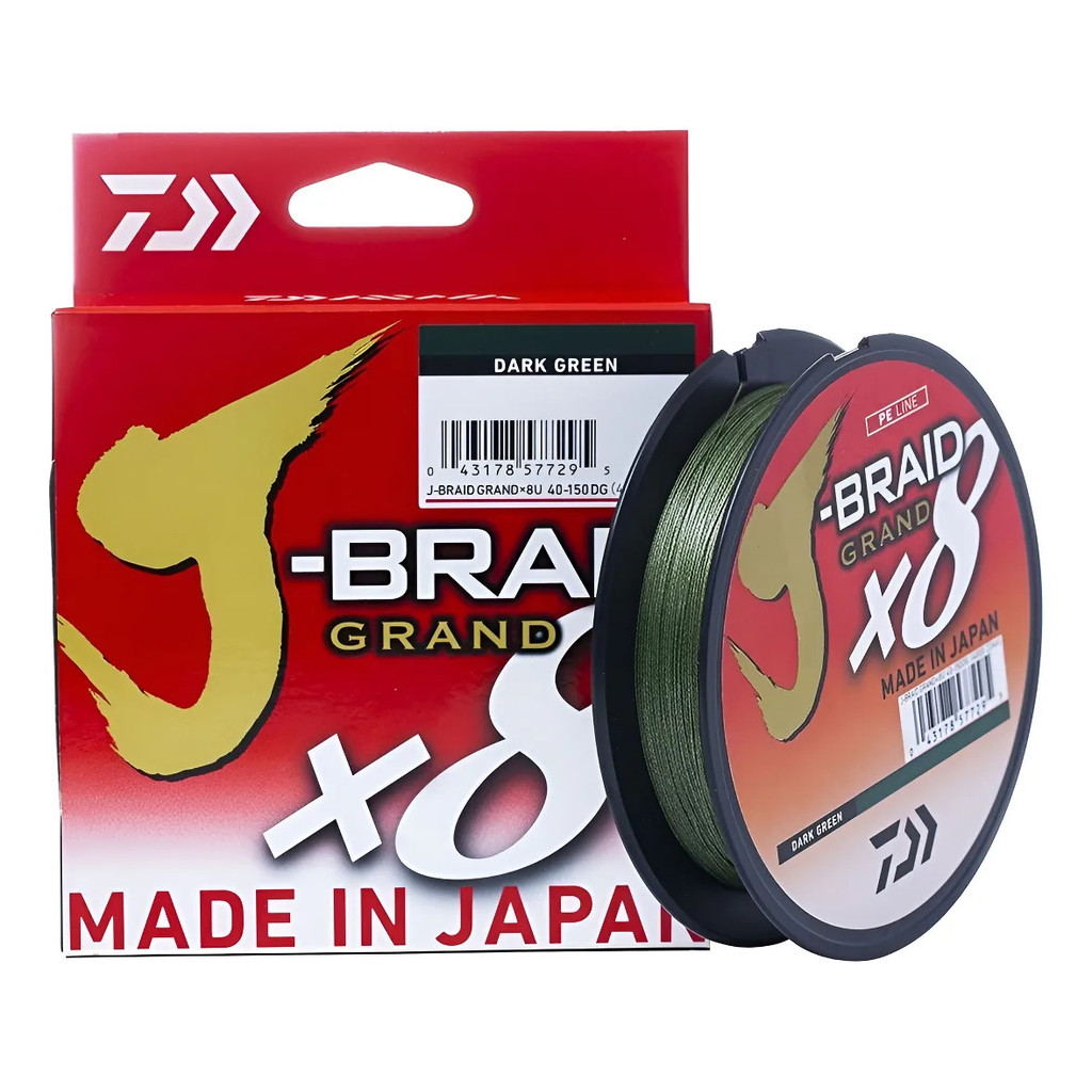 Linha De Pesca Multifilamento Daiwa J-braid X8 50lb 0,36mm