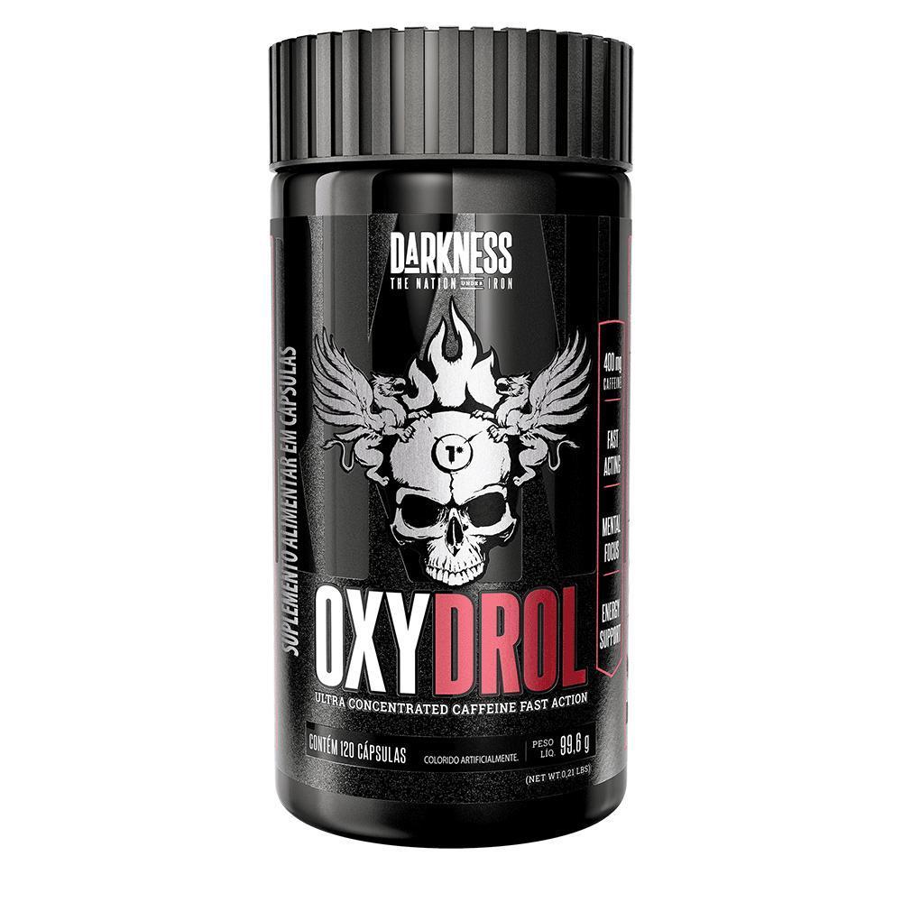 DARKNESS Oxydrol Termogênico com 400mg de Cafeína por Dose Suporte Energético Avançado - 120 Cápsulas em Oferta na Shopee