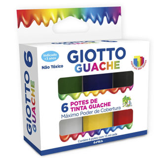 Tinta Guache Canson Giotto 6 Cores 15ml em Oferta na Shopee