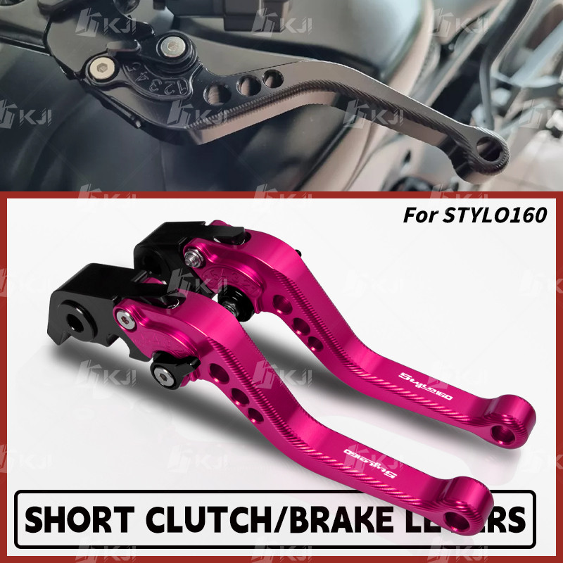 Para Honda STYLO160 ABS/CBS 3D Conjunto De Alavanca De Freio Curto Ajustável Lidar Com Alavancas Acessórios Peças