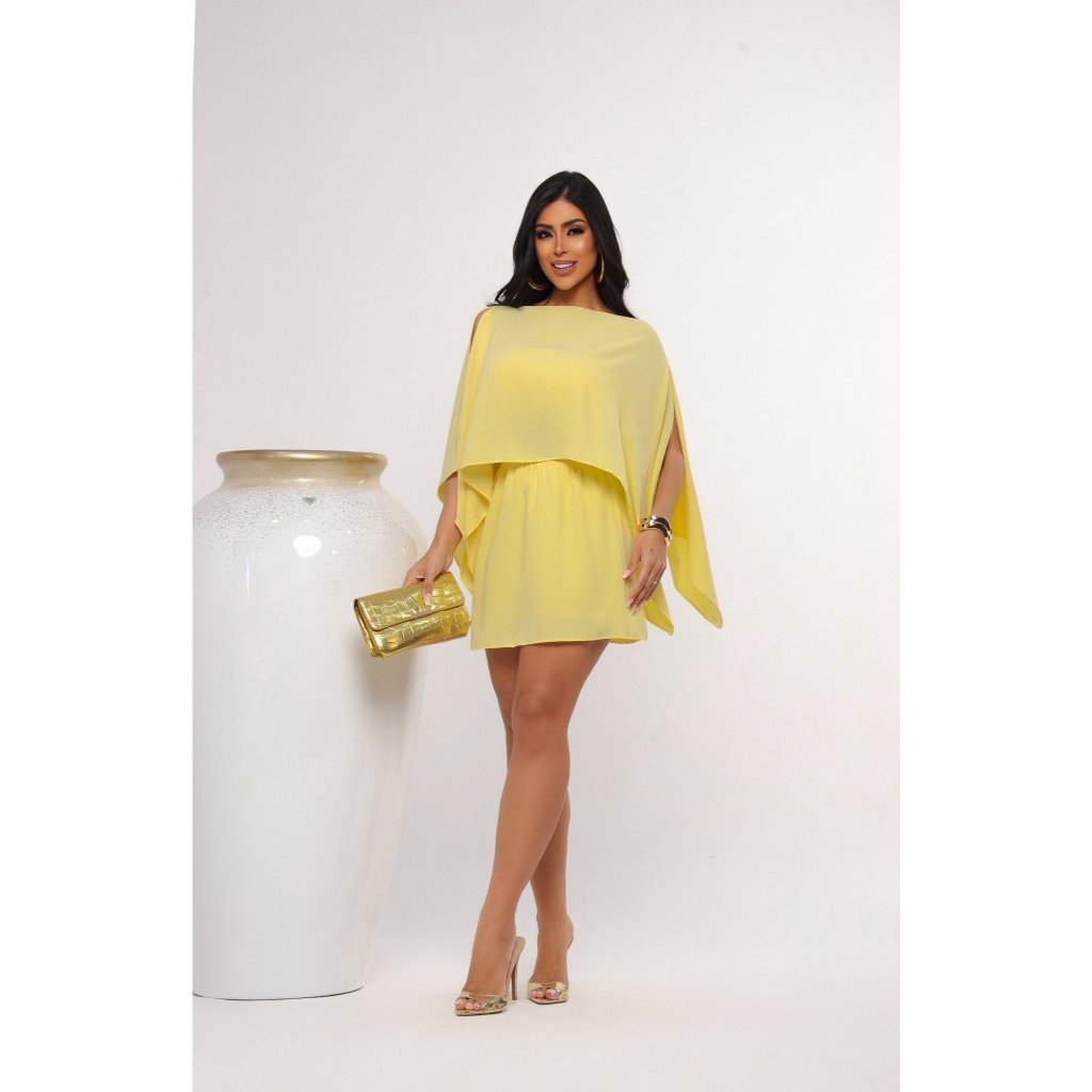 Conjunto 3 Peça Short Saia Com Cropped E Capa Sobreposição Elegante Tecido Dunas  Moda Blogueira