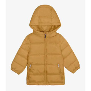 Jaqueta Puffer Feminina com Capuz Trick Nick Marrom em Oferta na Shopee