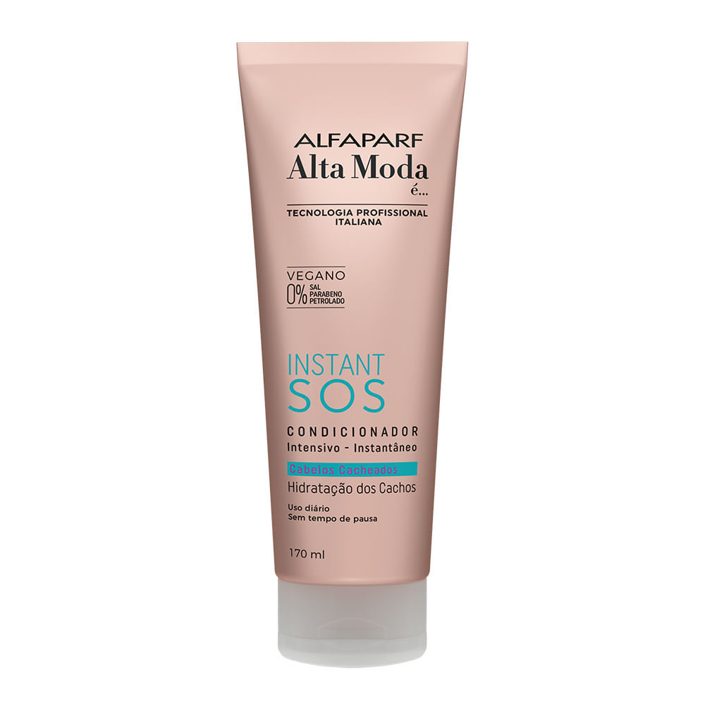 Condicionador Alfaparf Alta Moda Instant SOS Hidratação dos Cachos 170ml em Oferta na Shopee
