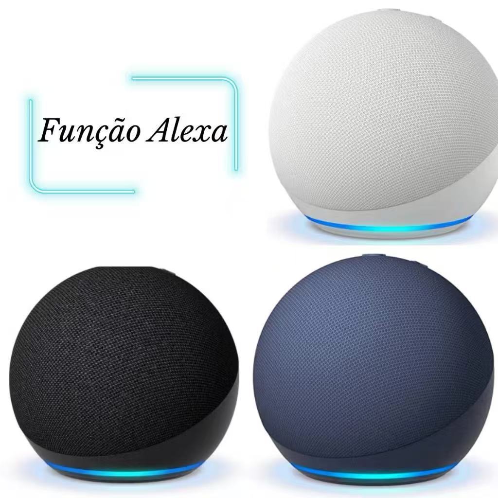 ORIGINAL-Caixa de Som Bluetooth 5W com LED Colorido Portátil Compatível com Alexa Rádio FM e USB. em Oferta na Shopee