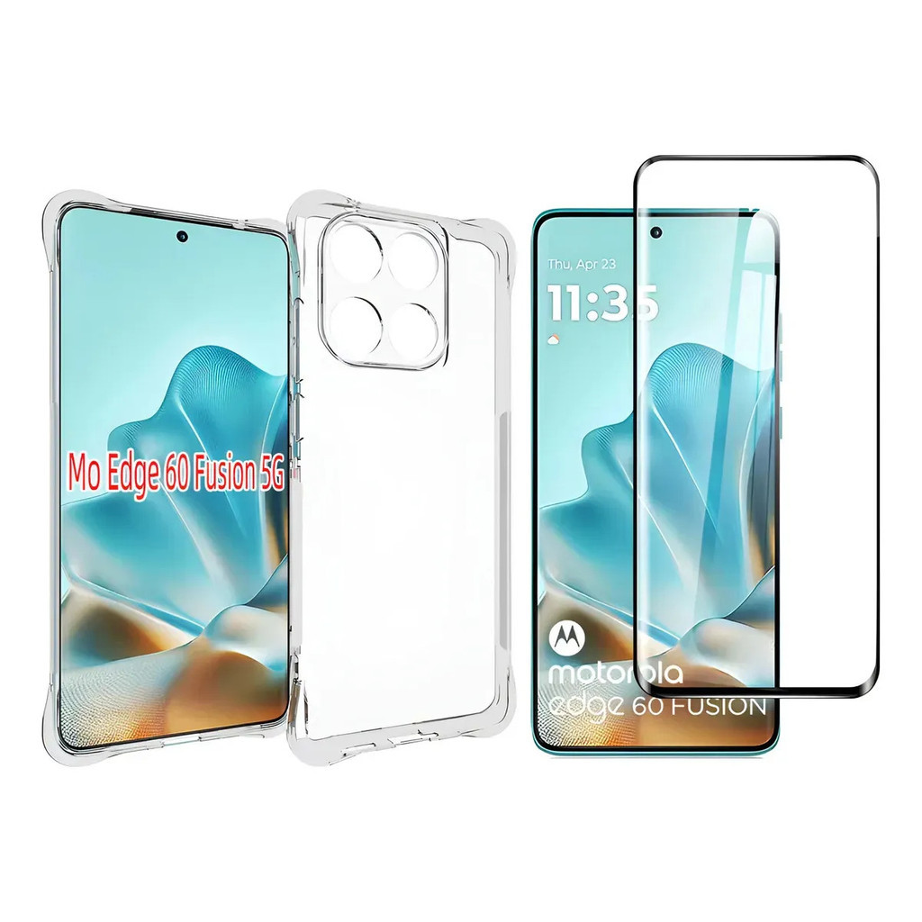 Capa + Película Curva Motorola Moto Edge 60 Fusion - Slim