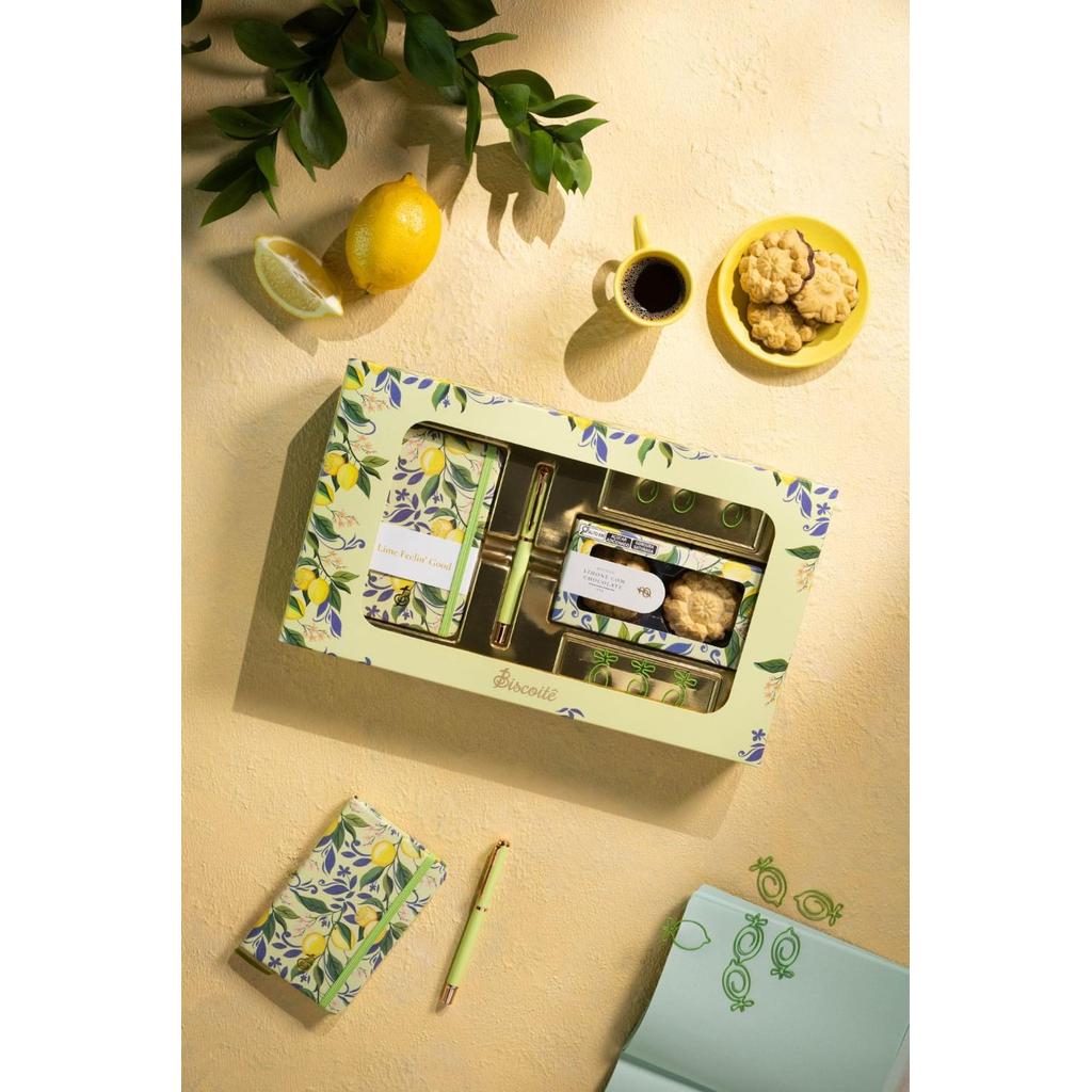 Kit Inspiração Limonê Caderno Biscoito | Biscoitê