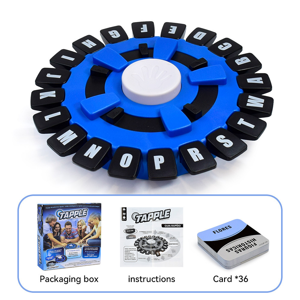 Jogo De Palavras Tapple Tabuleiro De Mesa Educacionais Infantil Divertido Brinquedo em Portugues em Oferta na Shopee