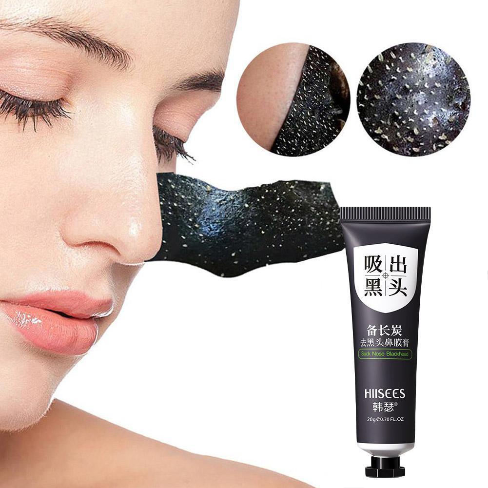 Cravo Nariz Máscara Creme Rosto Poros Tira Preta Peeling Remoção Limpeza Facial