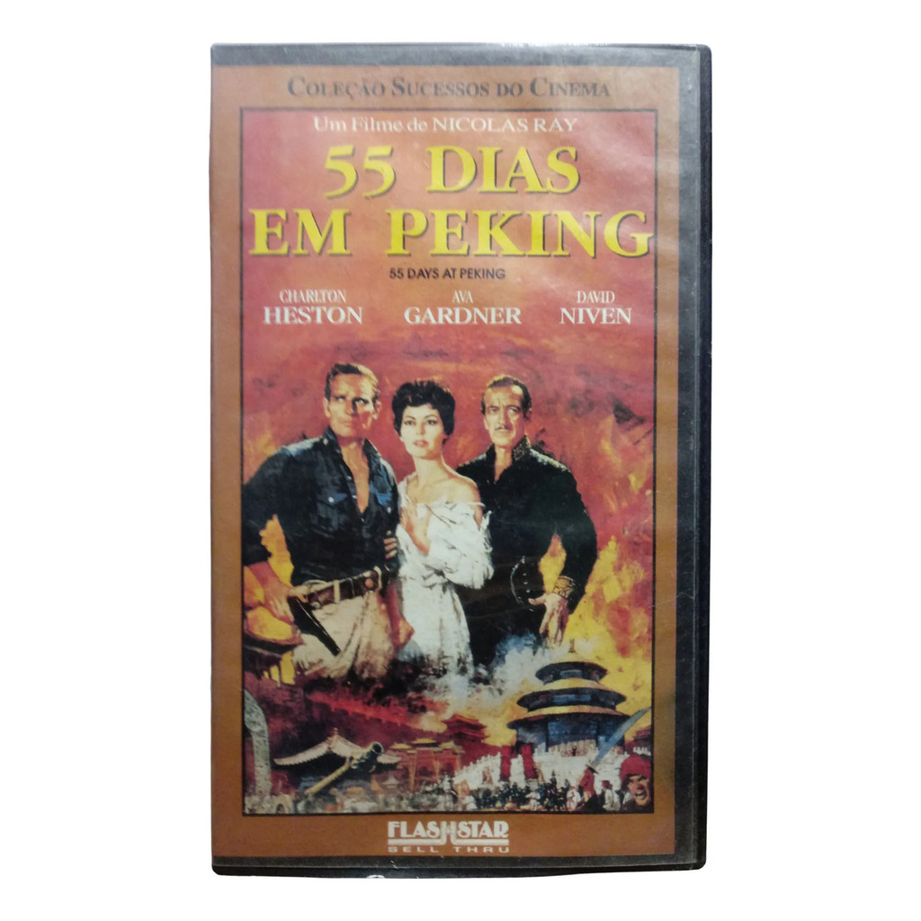 Vhs 55 Dias Em Peking - Ava Gardner - Charlton Heston
