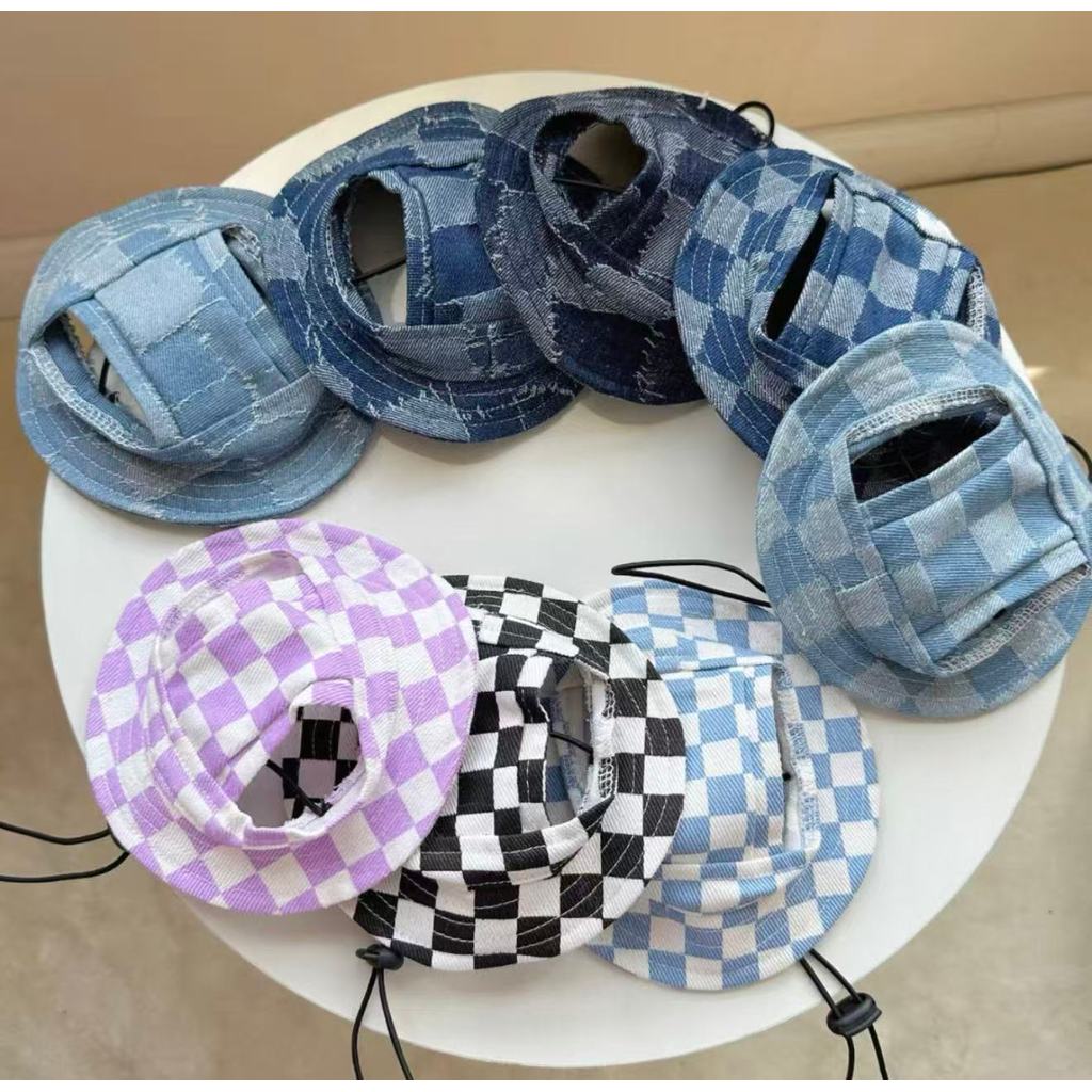 Chapéu Pet para Gato e Cachorro com Furos para Orelhas e Amarração VARIOS MODELOS em Oferta na Shopee