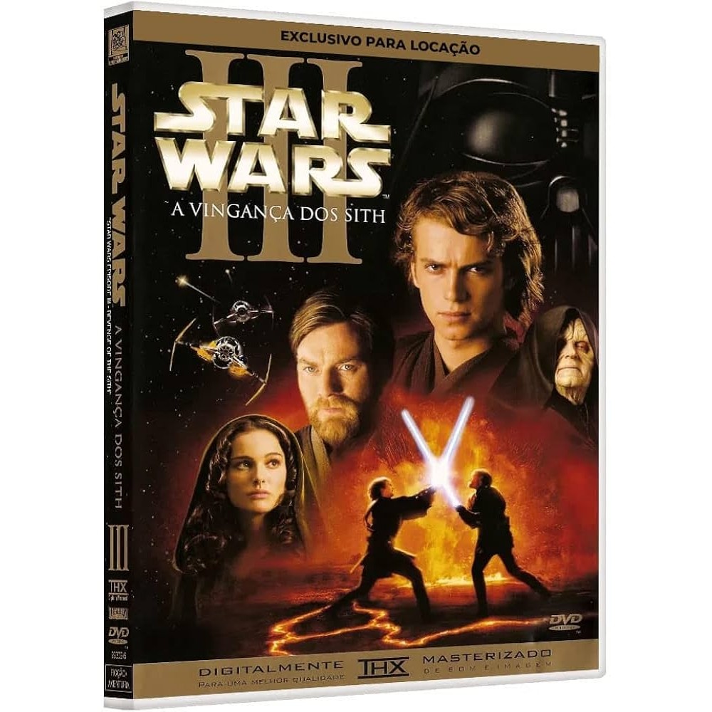 DVD Star Wars: Episódio III A Vingança dos Sith direção George Lucas
