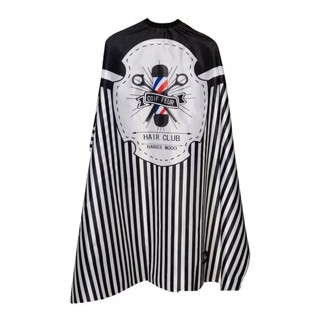 Capa De Corte Profissional Barbearia Listrada Vertical Preta em Oferta na Shopee