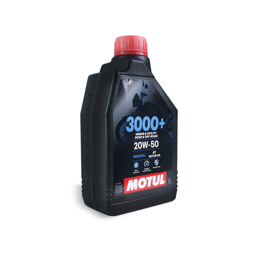 Óleo Motor Motul 20W50 3000+ Mineral Premium Motos 4T 1 Litro