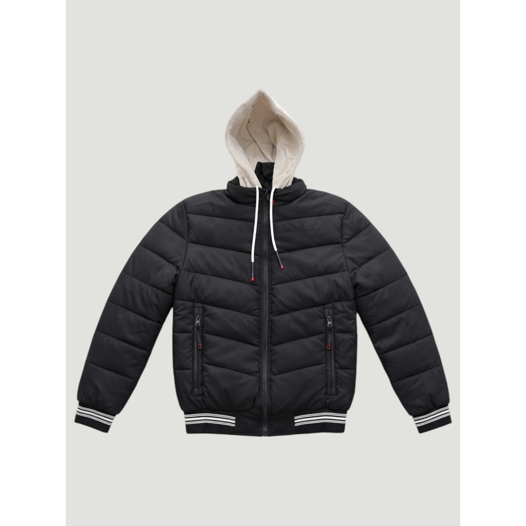 Jaqueta Puffer Juvenil Menino com Capuz – Conforto, Estilo e Proteção para o Inverno