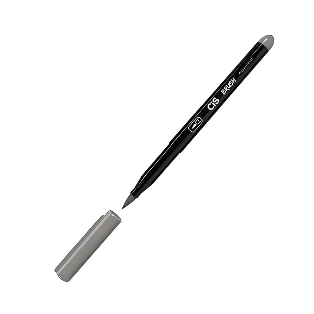Caneta Pincel Brush Aquarelável Cinza 03 - Cis  -