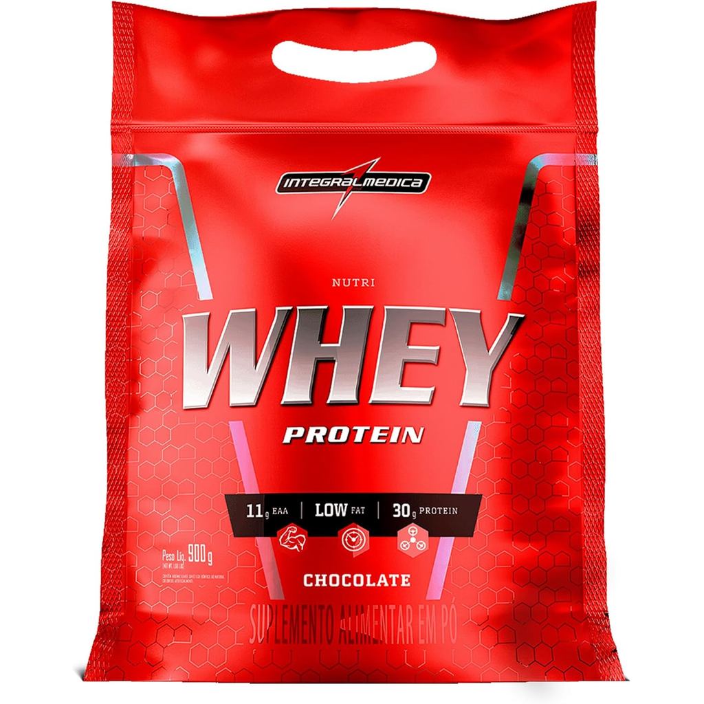 Integralmedica - Nutri Whey Protein, Sabor Chocolate (900g)