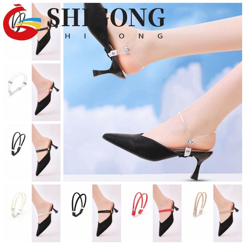 Cadarços De Salto Alto SHIGONG , Tiras De Fixação Elásticas Modernas Para Evitar Quedas , Fácil Instalação