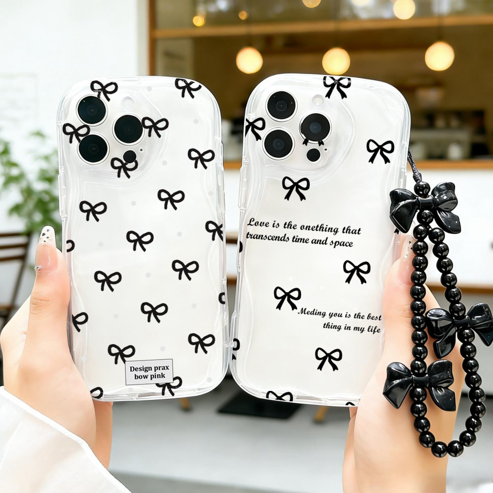 Capa Para MOTO G84 G54 G10 G14 G15 G22 G24 G34 G35 G53 G60 G75 EDGE 50 Ultra E13 E14 Slogan Bowknot Caso De Telefone Cas