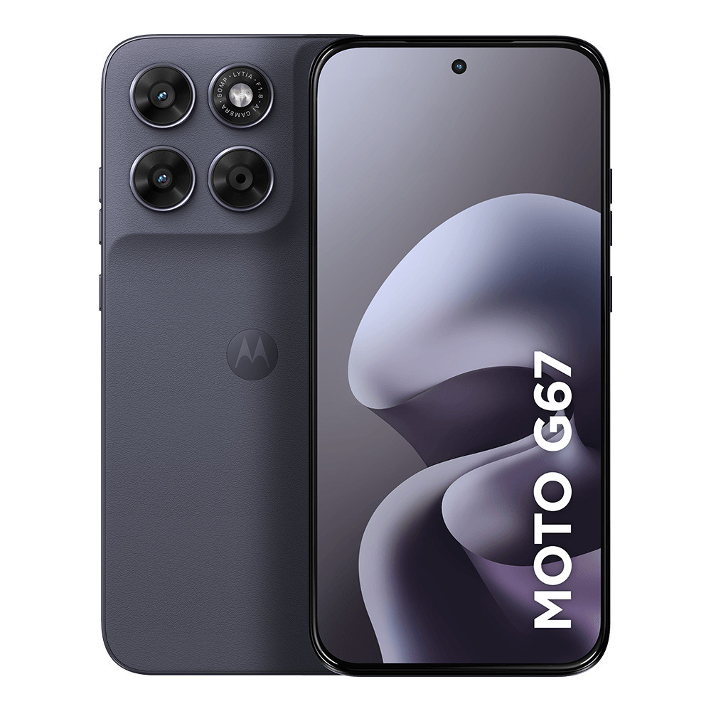 Smartphone Motorola Moto G67 5G 256GB - Chumbo, 12GB (4GB RAM + 8GB RAM Boost), 