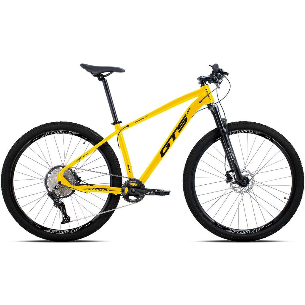 BICICLETA ARO 29 ALUMINIO GTS FEEL AVAX FREIO HIDRÁULICO 12 MARCHAS