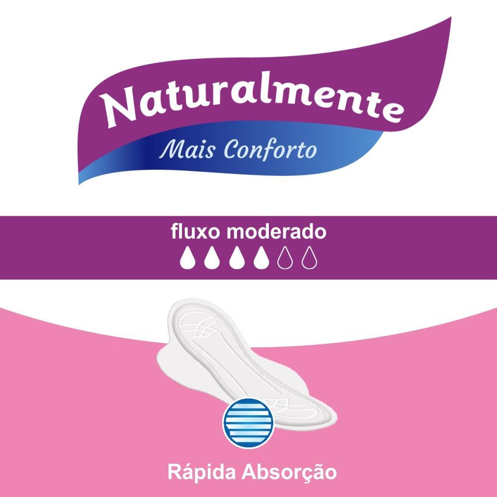 Absorvente Feminino Naturalmente Mais Conforto c/ abas 16 unid. · foto 2