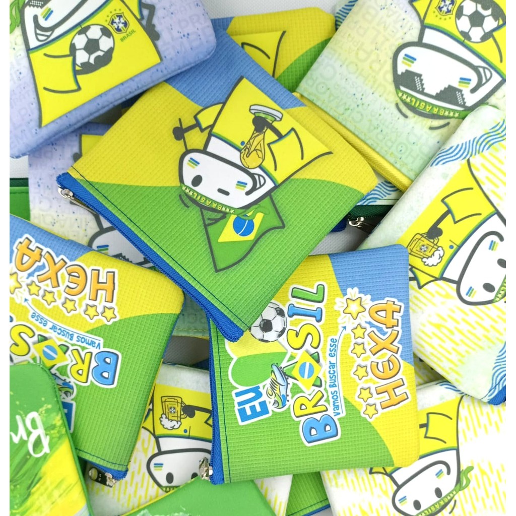 Porta Moeda Flork Brasil Rumo ao hexa 2026 Copa do Mundo 2026