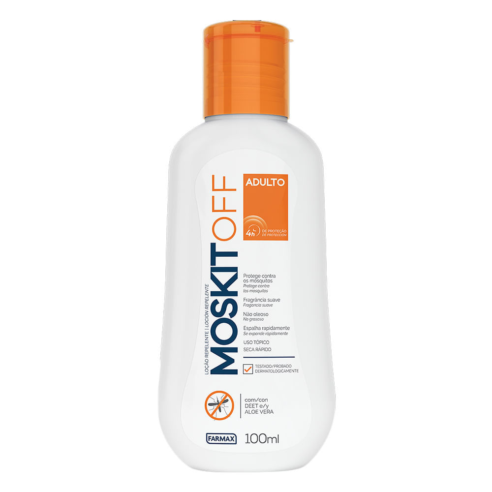 Repelente Moskitoff Loção 100ml em Oferta na Shopee