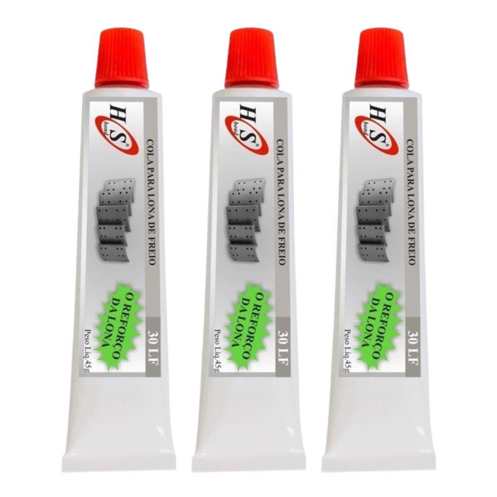 KIT 3 COLA REFORÇO PARA LONA DE FREIO HS BOND 45G 30LF HS Bond KIT3-4110