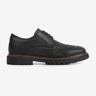 Sapato Casual de Couro Masculino Preto Forest Ferracini