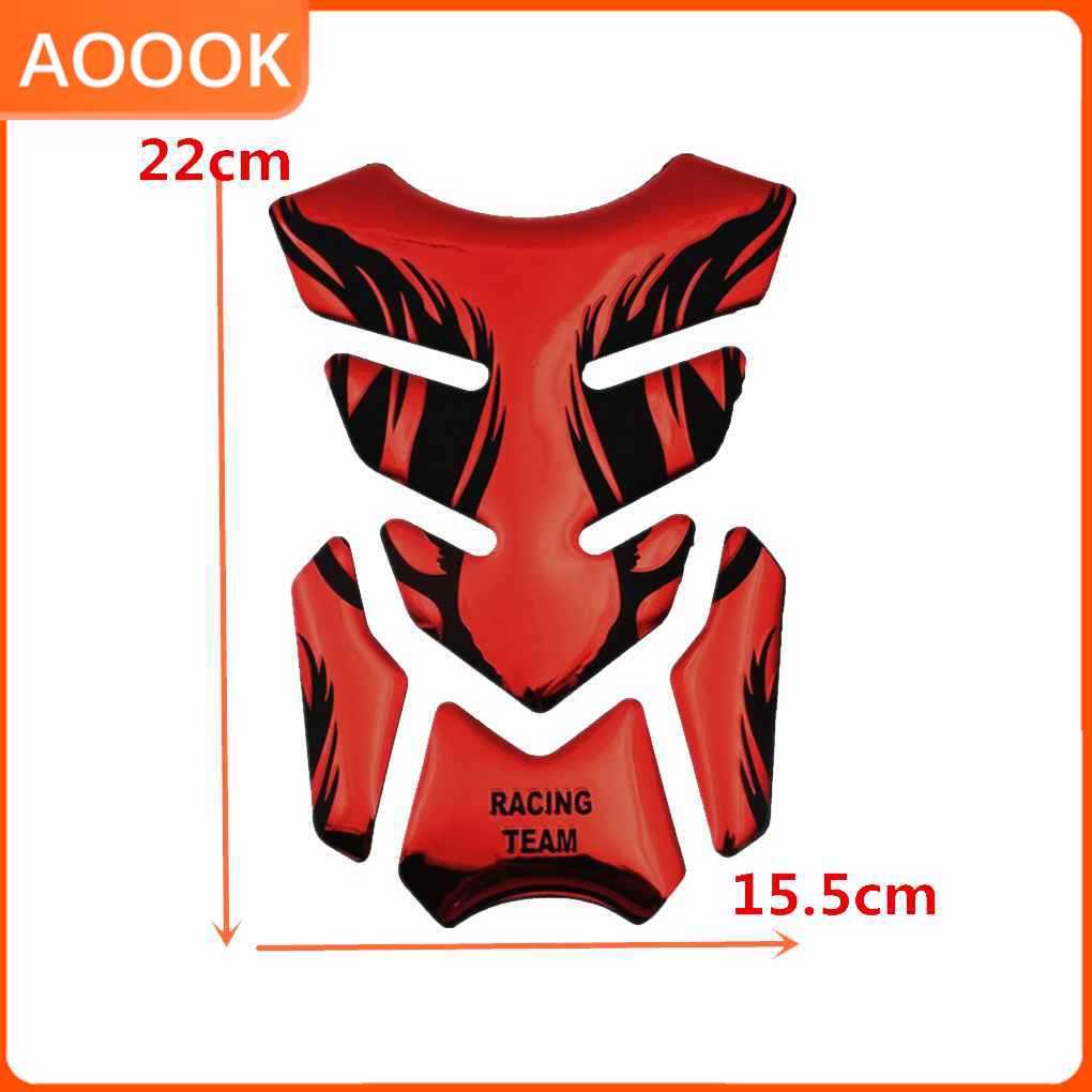 Almofada Do Tanque De Combustível Da Motocicleta 3D Decalque Adesivo Capa Universal Para