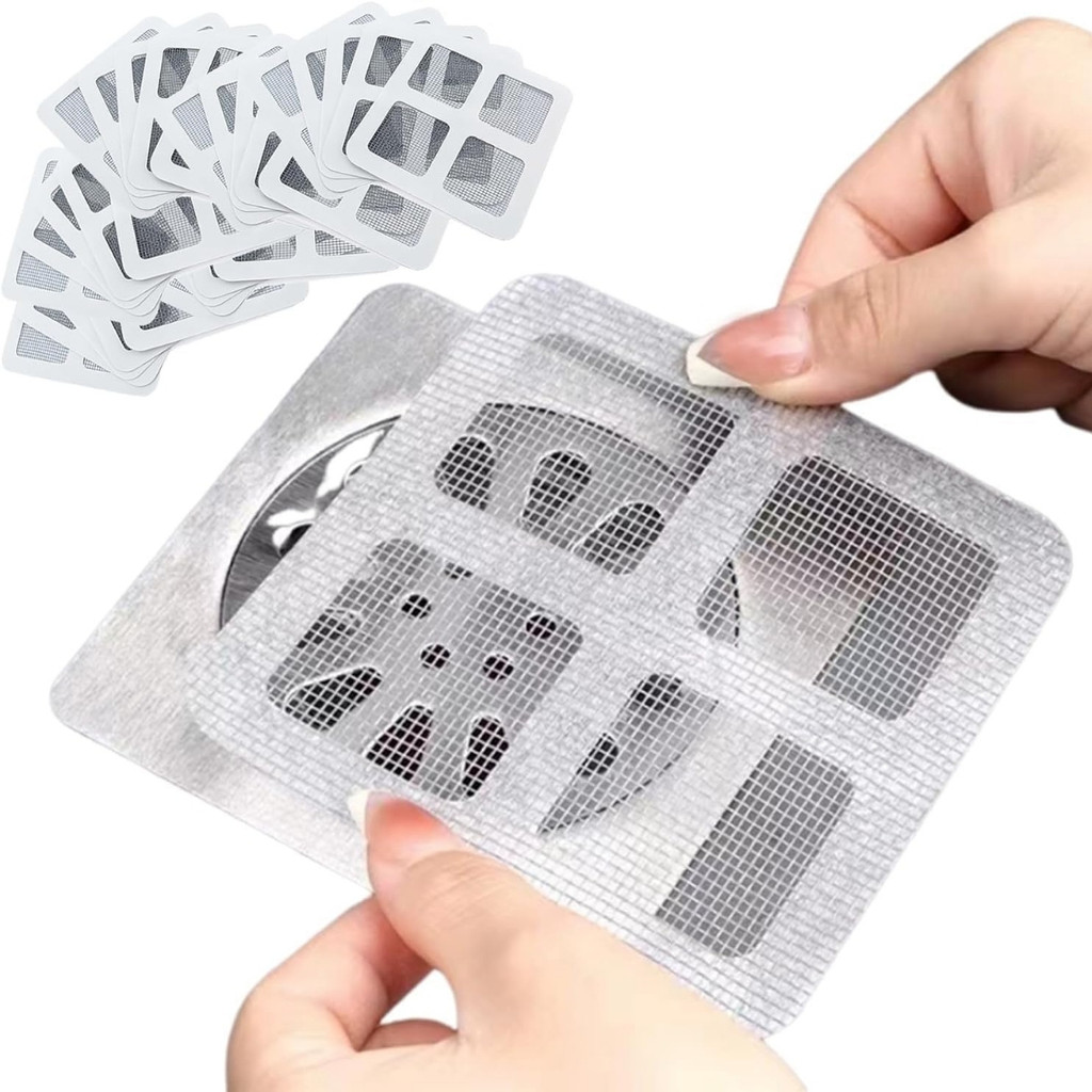 Kit 10 Protetor De Ralo Com Tela Adesiva Descartavel Anti Insetos E Sujeira Para Casa