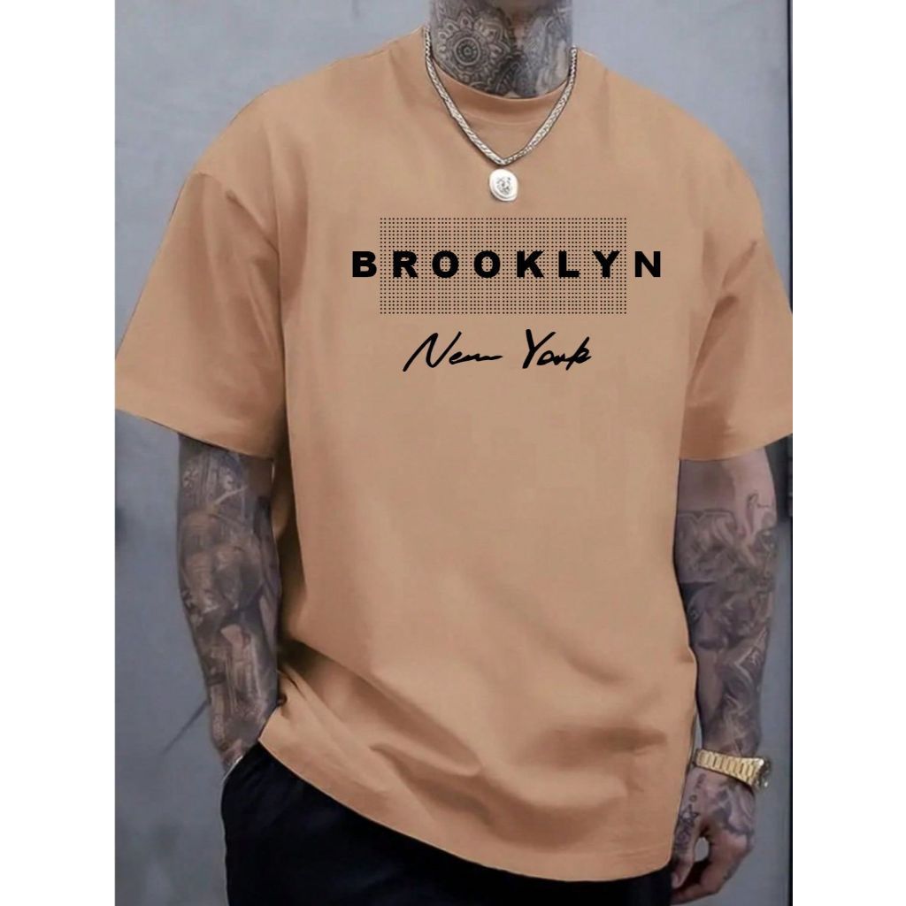 Camiseta Brooklyn New York Camisa Unissex Novidade Lançamento algodao