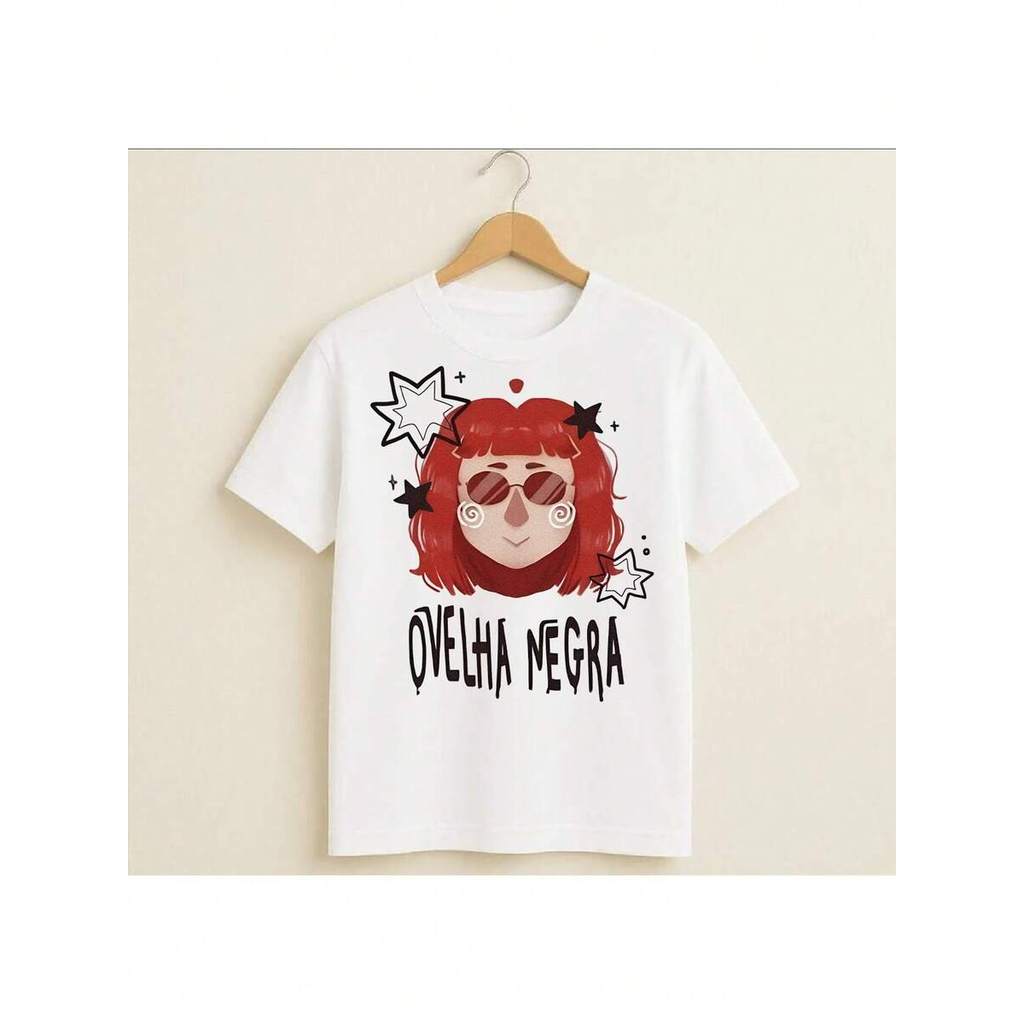 Camiseta RitaLee Cantora Musica Nacional Mpb Unissex Masculino Feminino 100% Algodão Top Premium Streetwear Lançamento E